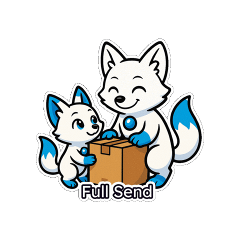 Fullsend Gifsticker Sticker