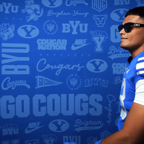 College Football Go Cougs GIF by BYU Cougars