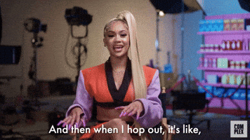 Saweetie Run Into Someone GIF by Complex