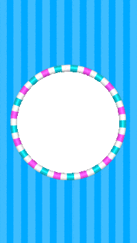 Circle Frame Sticker by Omer Studios