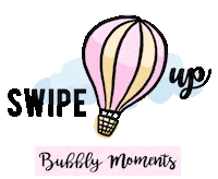 up in the air Sticker by Bubbly Moments
