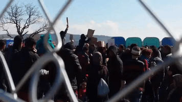 Thousands Trapped at Macedonia-Greece Border