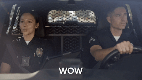 The Rookie Wow GIF by ABC Network