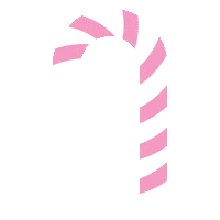 GetLots christmas pink candycane getlots Sticker