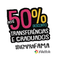 Transferencia Sticker by Faculdade Fama