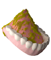 3D Tongue GIF by badblueprints