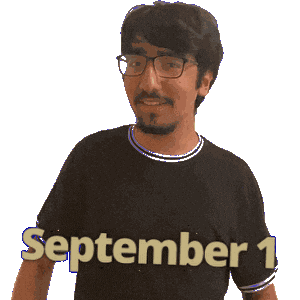 September 1 Sticker