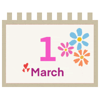 Spring March Sticker