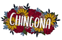 Flowers Badass Sticker by Jack0_o