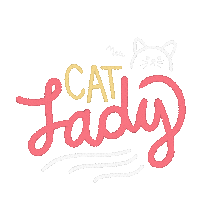 Cat Lady Sticker