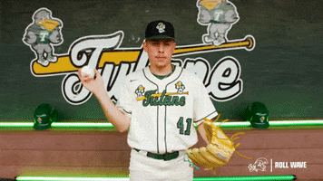 College Baseball Kyle GIF by GreenWave