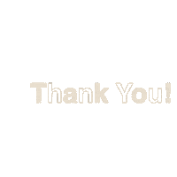 Thanks Thank You Sticker by HTP Clothing