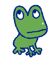 Frog Froggie Sticker by Marie Spénale