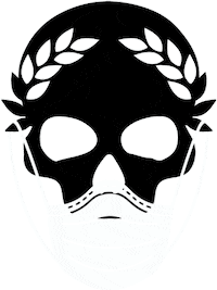 Skull Mask Sticker by SNAPE