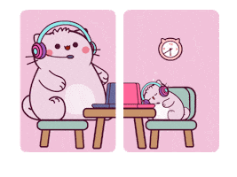 Cat Love Sticker by Pembe