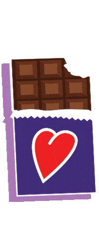 I Love You Eating Sticker by Cadbury Philippines