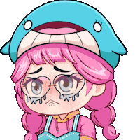 Sad Oh No Sticker