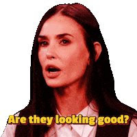 Looking Good Demi Moore Sticker by First We Feast