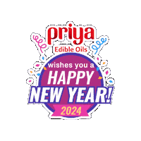 Happy New Year Sticker by Priya Oils