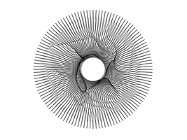 ppaslier glitch black and white noise generative art GIF