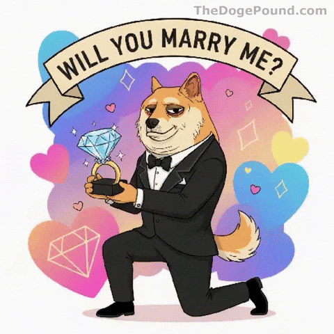 I Love You Hearts GIF by Doge Pound