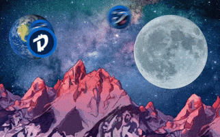 To The Moon Space GIF by DigiByte Memes