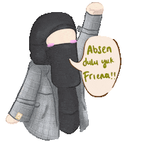 ainaasyari ainaa ainaasyari absen comfyyetstylish Sticker