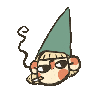 anicanislupus girl woman face smoke Sticker