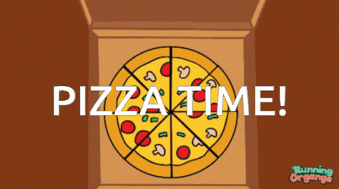 PurpleBug giphyupload pizza pizza time pizza slice GIF