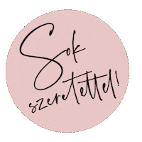 Szeretettel Sticker by Paperly.hu