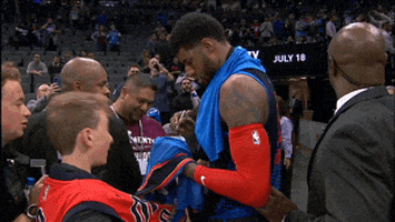 awesome paul george GIF by NBA