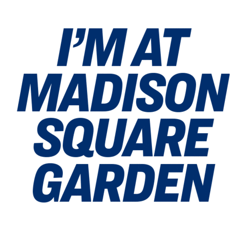 madisonsquaregarden giphyupload arena msg the garden Sticker