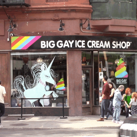 biggayicecream giphyupload ice cream unicorn new york city GIF