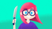 chrisswierczek smile girl cartoon woman GIF