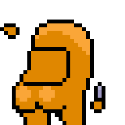 Orange Dancing Sticker