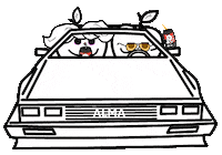 Car Driving Sticker