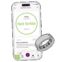 Green Day Cycle Sticker by Natural Cycles