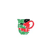Coffee Lettering Sticker
