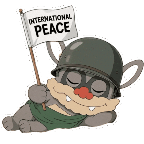 Landing War Sticker