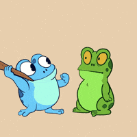 Bonk Cute Frog GIF by Croakey