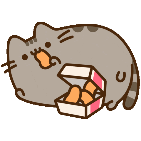 Take Out Fast Food Sticker by Pusheen