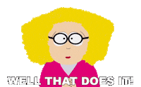 That Does It Sticker by South Park