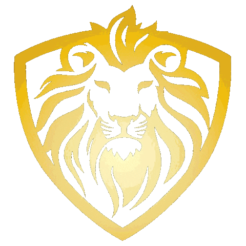 Shawluxe gold luxury lion beast Sticker