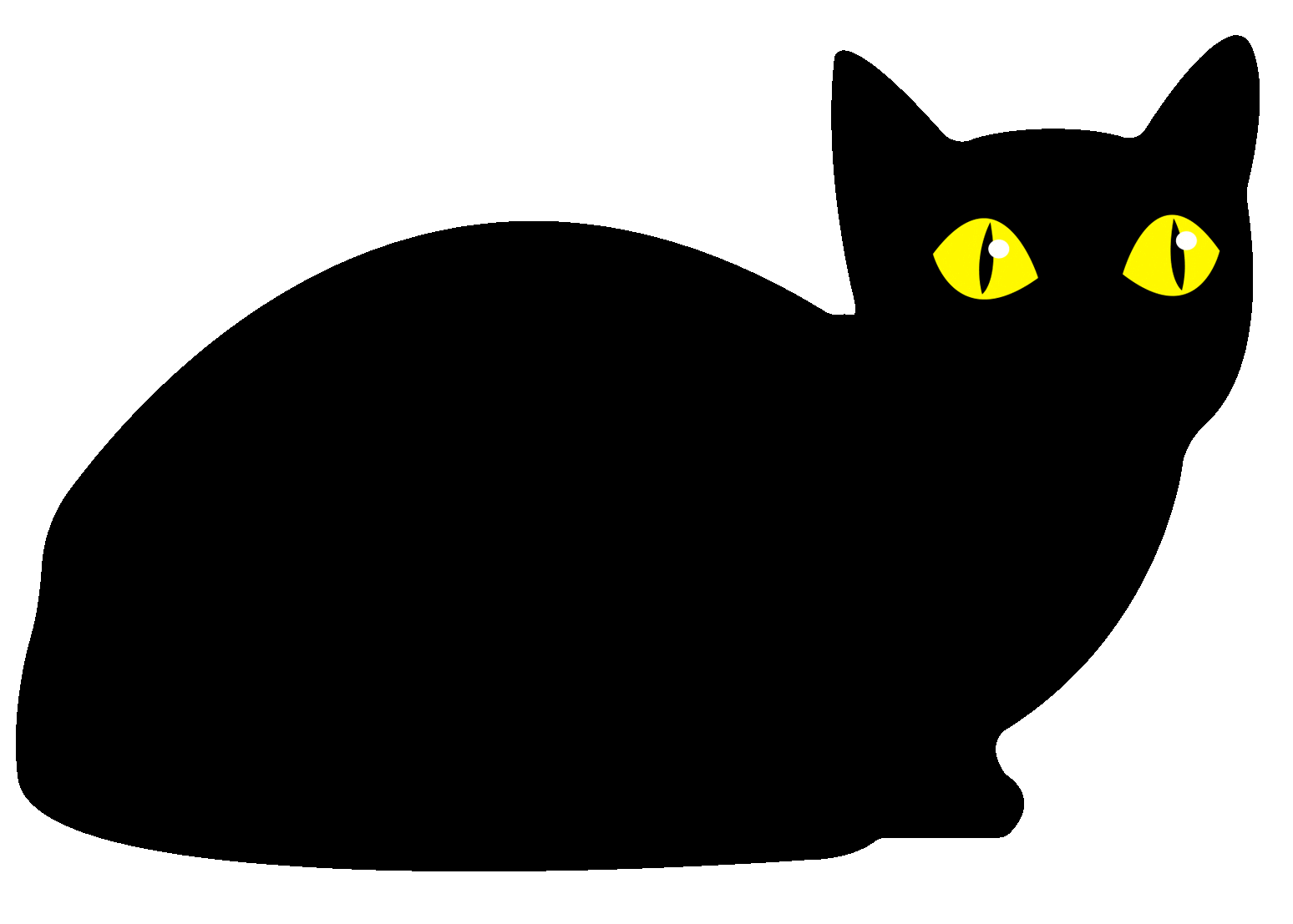 Black Cat Art Sticker by CATTURA Production
