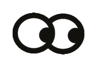 blink eyeroll Sticker by Lazy Oaf