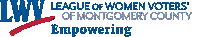 Voting Montgomery County Sticker by League of Women Voters of Montgomery County