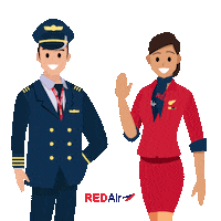 redairdo miami flight avion dominican Sticker