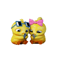 Kisses Love Sticker by Atrium.art