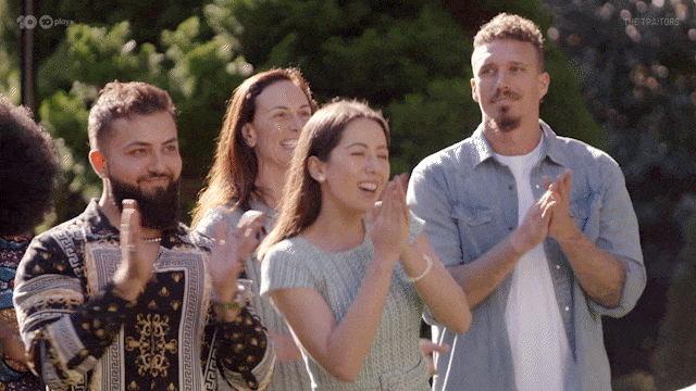 Clap Applause GIF by The Traitors Australia