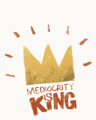alemercado crown king handlettering mediocrity GIF